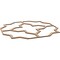 Ekena Millwork 66 56W x 66 56H x 38T Large Laird Decorative Fretwork Wood Ceiling Panels, Hickory CELW67X67X0375LRDHI - alternate 7